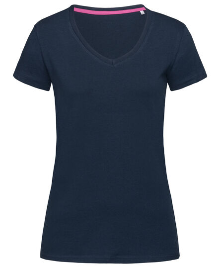 Stedman T-shirt V-neck Claire SS for her | 533C Marina Blue | S