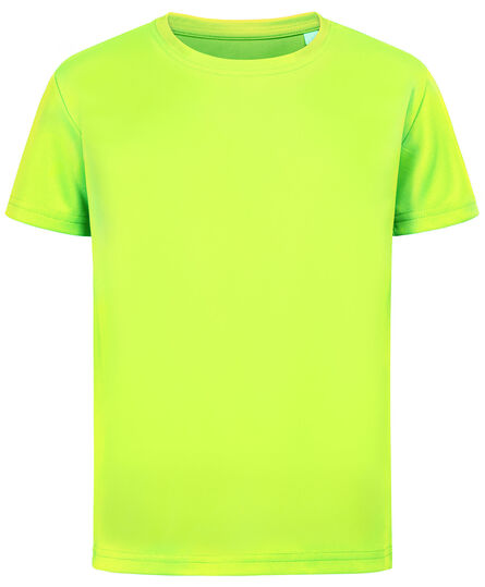 Stedman T-shirt Interlock Active-Dry SS for kids | 809C Cyber Yellow | S