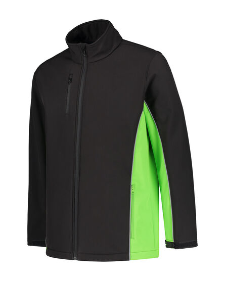 L&S Jacket Softshell Workwear | Black/LM | S