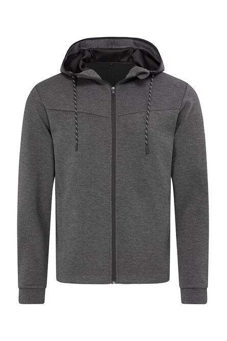 Stedman Jacket Hooded Scuba for him | Antra Heather | S