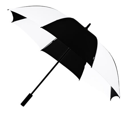 Falcone golfparaplu | Zwart/Wit