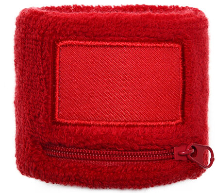 Polsbandje met ritsvakje | Rood | One Size