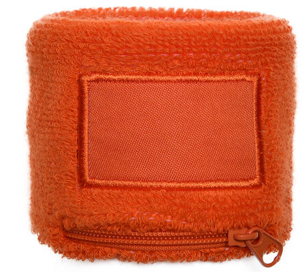 Polsbandje met ritsvakje | Oranje | One Size