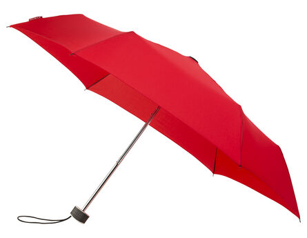 Minimax platte opvouwbare paraplu | Rood