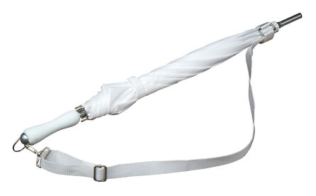 Falcone paraplu met schouderband | 10 banen | Wit