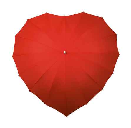 Paraplu | Hartvormig | Rood