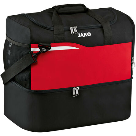 JAKO Sporttas Competition 2.0 met schoenvak | Zwart/Rood | Senior