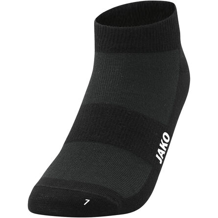 JAKO Invisible footies 3-pak | Zwart | 35-38