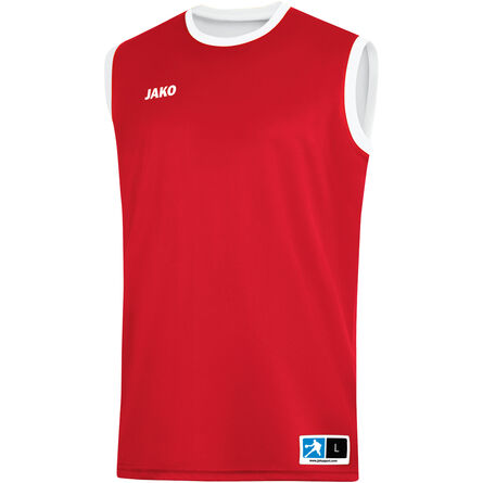 JAKO Reversible shirt Change 2.0 | Sportrood/Wit | XS