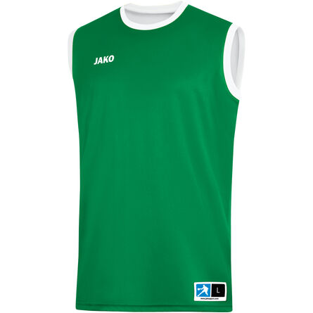 JAKO Reversible shirt Change 2.0 | Sportgroen/Wit | 3XL