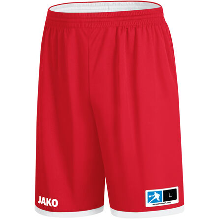 JAKO Reversible short Change 2.0 | Sportrood/Wit | XS