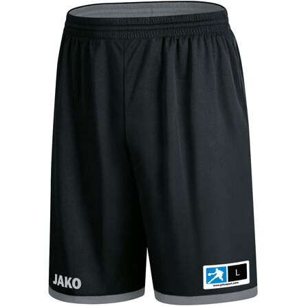 JAKO Reversible short Change 2.0 | Zwart/Steengrijs | XS