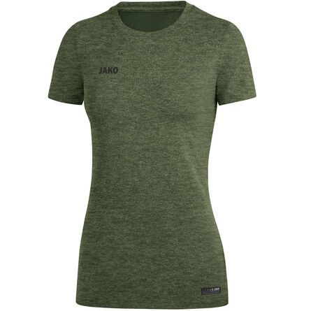 JAKO T-shirt Premium Basics | Kaki Gemeleerd | 34