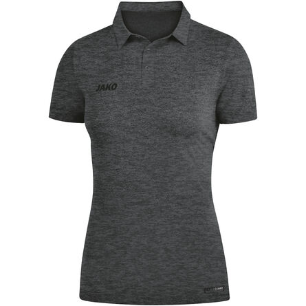 JAKO Polo Premium Basics | Antraciet Gemeleerd | 34