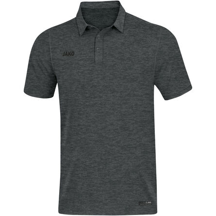 JAKO Polo Premium Basics | Antraciet Gemeleerd | 3XL