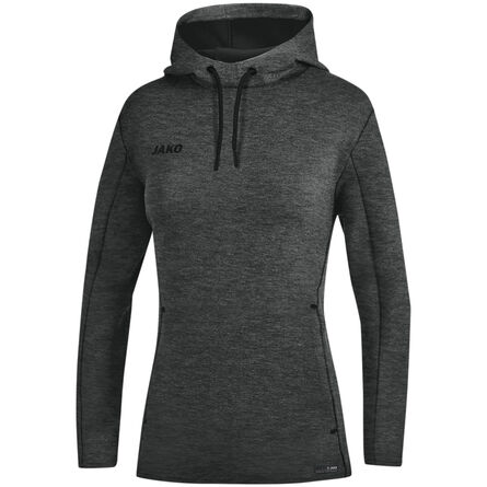 JAKO Sweater met kap Premium Basics | Antraciet Gemeleerd | 34