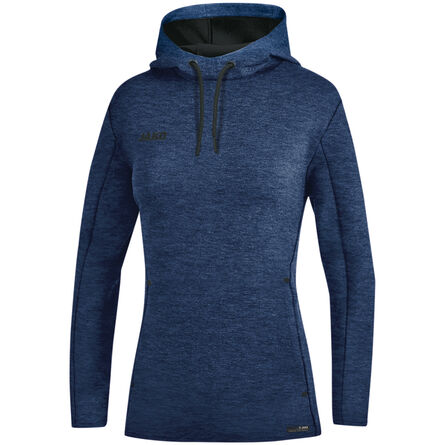 JAKO Sweater met kap Premium Basics | Marine Gemeleerd | 34