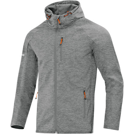 JAKO Softshelljas Light | Grijs Gemeleerd | 3XL