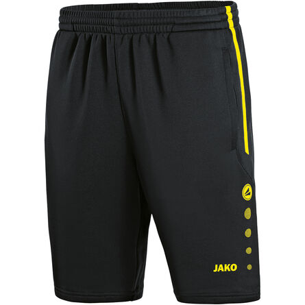 JAKO Trainingsshort Active | Zwart/Fluogeel | 3XL