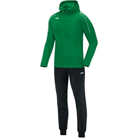 JAKO Polyesterpak met kap Classico | Sportgroen | 34