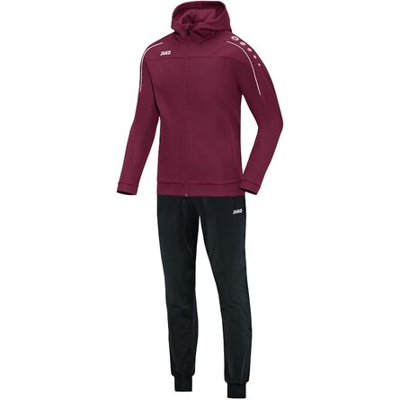 JAKO Polyesterpak met kap Classico | Bordeaux | 3XL