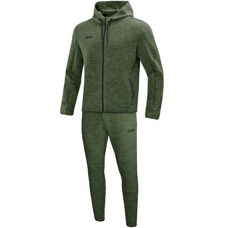JAKO Joggingpak met kap Premium Basics | Kaki Gemeleerd | 34