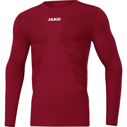 JAKO Longsleeve Comfort 2.0 | Wijnrood | L