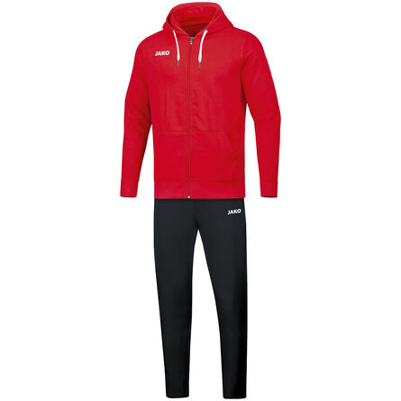 JAKO Joggingspak Base met capuchon | Rood | 128