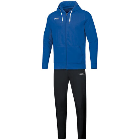 JAKO Joggingspak Base met capuchon | Blauw | 128