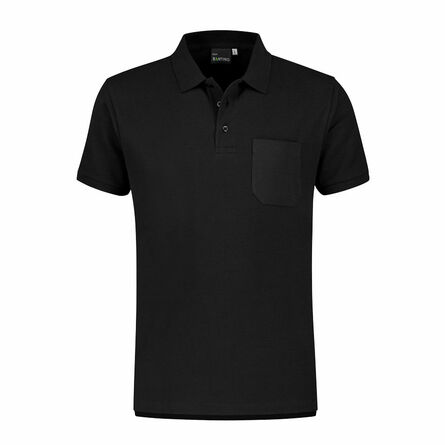 SANTINO Poloshirt Milan | Black | 3XL