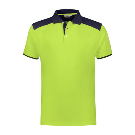 SANTINO Poloshirt Tivoli | Lime / Real Navy | XS