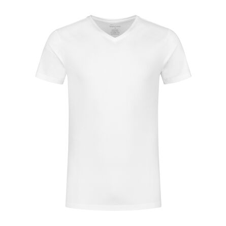 SANTINO T-shirt Jazz V-neck | White | S