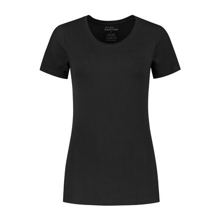 SANTINO T-shirt Jive ladies C-neck | Black | XS