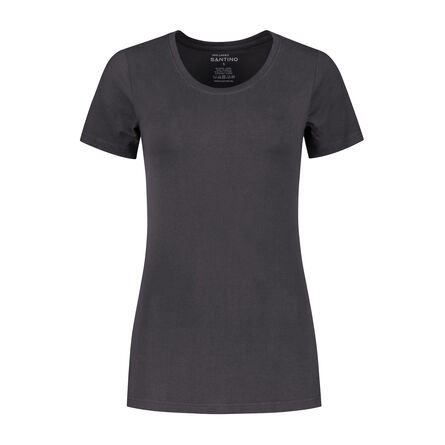 SANTINO T-shirt Jive ladies C-neck | Graphite | XXL