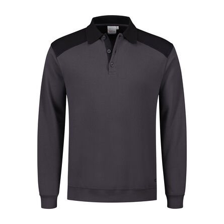 SANTINO Polosweater Tesla | Graphite / Black | S