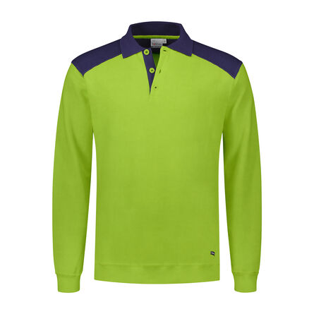 SANTINO Polosweater Tesla | Lime / Real Navy | S