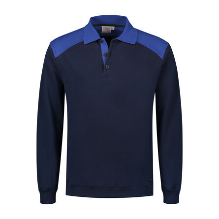 SANTINO Polosweater Tesla | Real Navy / Royal Blue | S