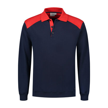 SANTINO Polosweater Tesla | Real Navy / Red | S