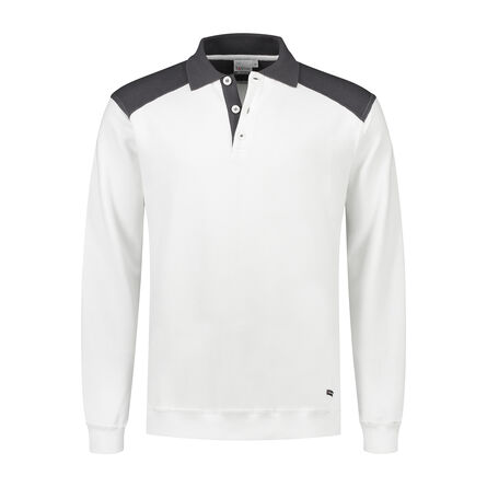 SANTINO Polosweater Tesla | White / Graphite | S