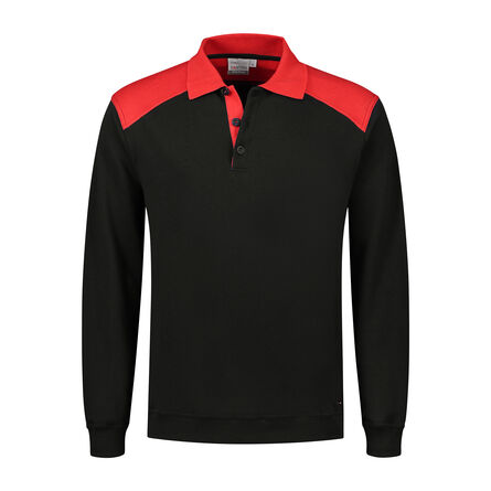SANTINO Polosweater Tesla | Black / Red | S