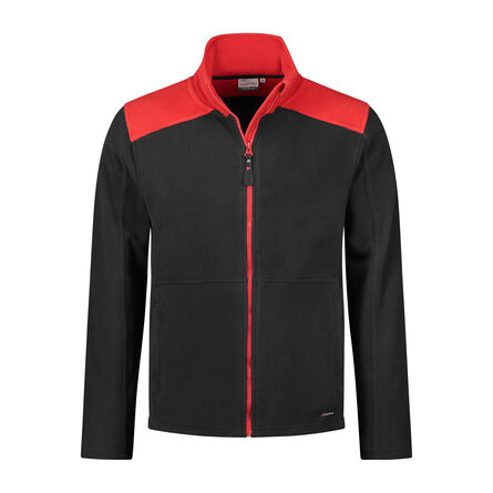 SANTINO Fleecejack Trento | Black / Red | S