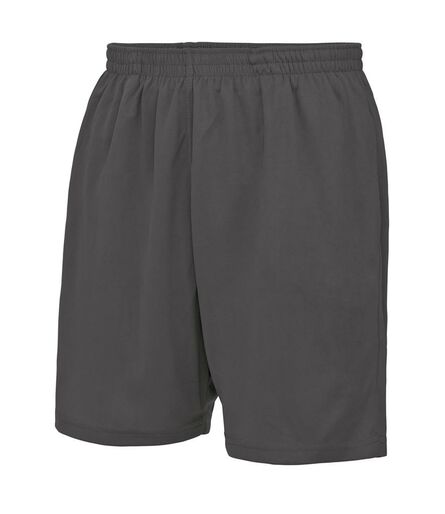 AWDis Cool Mesh Lined Shorts, Charcoal, L, Just Cool