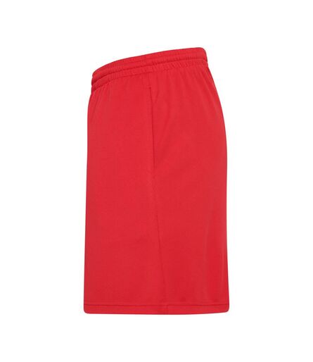 AWDis Cool Mesh Lined Shorts, Fire Red, L, Just Cool