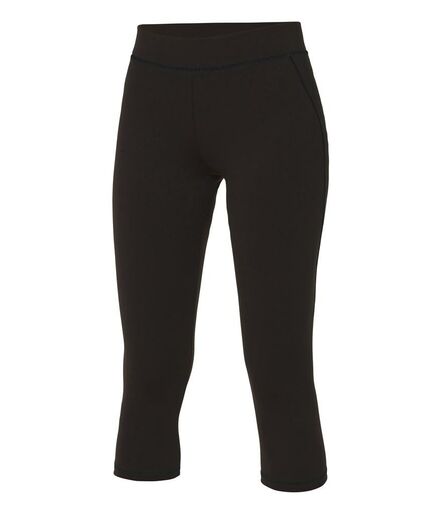 AWDis Ladies Cool Capris, Jet Black, L, Just Cool