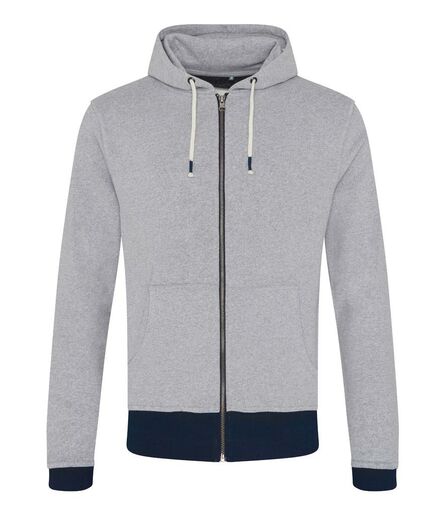 Unisex Okavango Sustainable Zoodie, Heather Grey/Navy, L, Ecologie