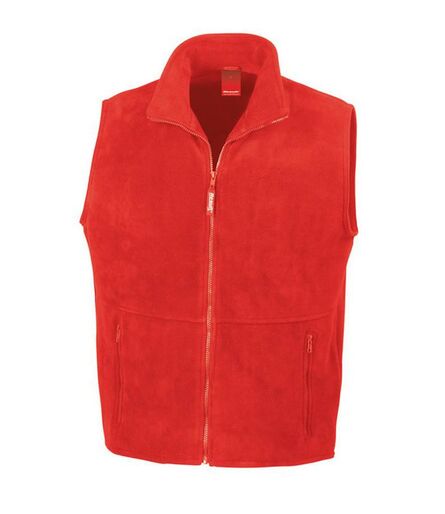Polartherm™ Fleece Bodywarmer, Red, L, Result