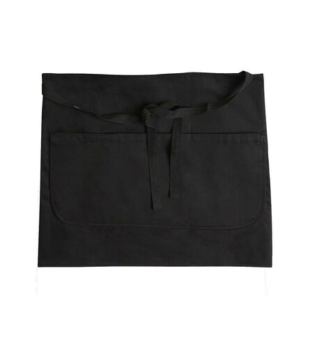 Bar Apron with Pocket, Black, ONE, Dennys
