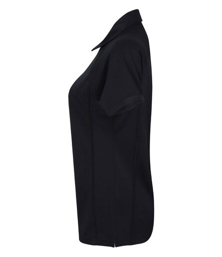 Finden and Hales Ladies Performance Piped Polo Shirt, Navy/Navy, L, Finden + Hales