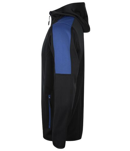 Finden and Hales Active Soft Shell Jacket, Navy/Royal Blue, L, Finden + Hales