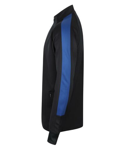 Finden and Hales Knitted Tracksuit Top, Navy/Royal Blue, L, Finden + Hales